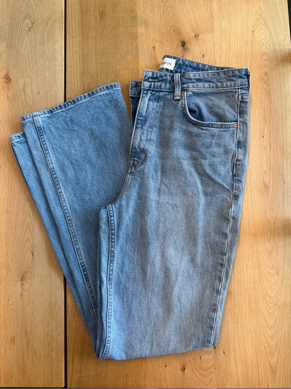 Aritzia Denim Forum 90s Nina High Rise Slim Boot Cut Size 30 Like New